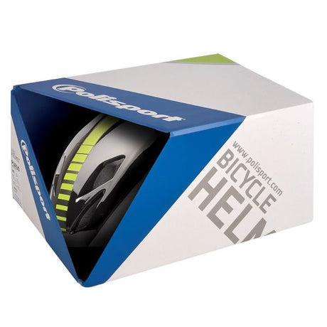 Polisport Helmet Aero Road Matt White Shine Black Yellow M 55-58cm
