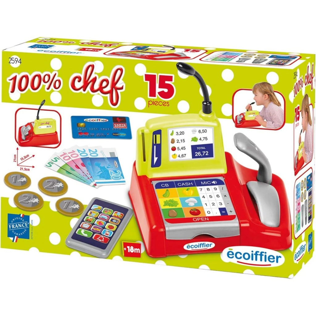 Ecoiffier 100% Chef Cash Register Playset