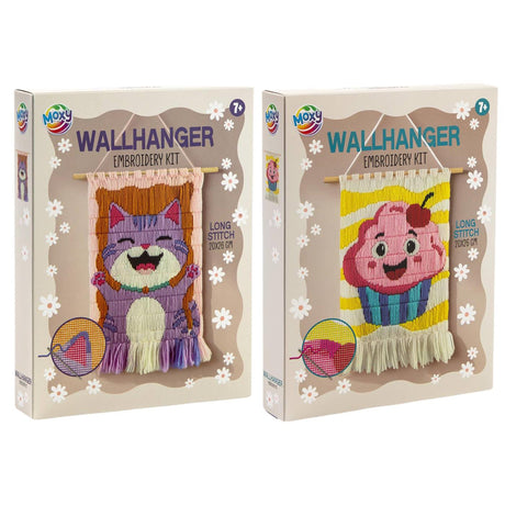 Moxy wandhanger borduurset lange steek