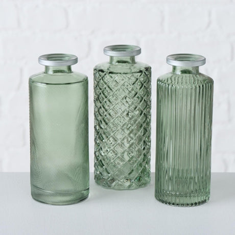 Boltze home vase adore h13cm grøn