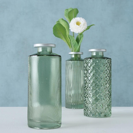 Boltze home vase adore h13cm grøn