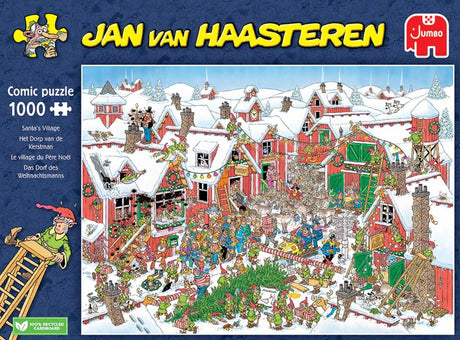 Jumbo Jan van Haasteren puslespil - Julemandens landsby, 1000 stk.