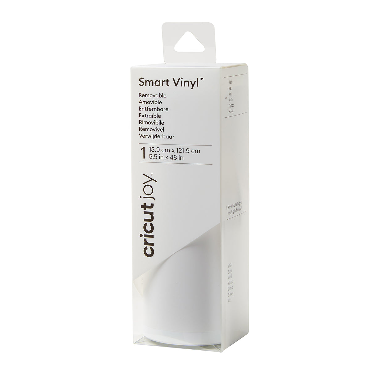 Cricut joy • smart vinyl aftagelig hvid