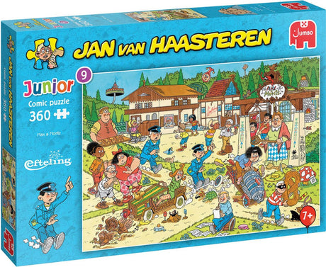 Jumbo Jan van Haasteren junior 9 puslespil Efteling Max Mortiz 360 stk børnepuslespil