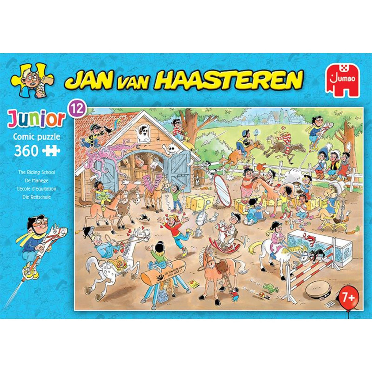 Jumbo jan van hasteren junior puslespil sku 12 360stk rideskolen