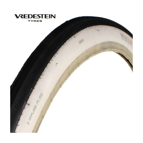Vredestein 1,75-19 (23x2,00) solex sort hvid tt gevind 23111