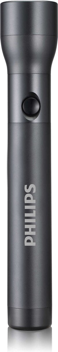 Philips lommelygte - SFL4003T 10 - LED lommelygte - inkl. 6 AA batterier - 350 lumen - sort - IPX4 vandtæt - bærbar lampe