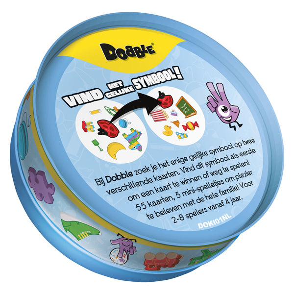 Asmodee zygomatic dobble børnekortspil - hurtigt spil med dyr til børn