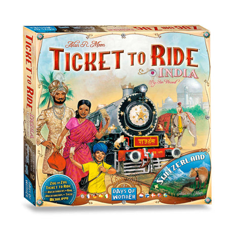 Asmodee billet til at ride Indien brætspil