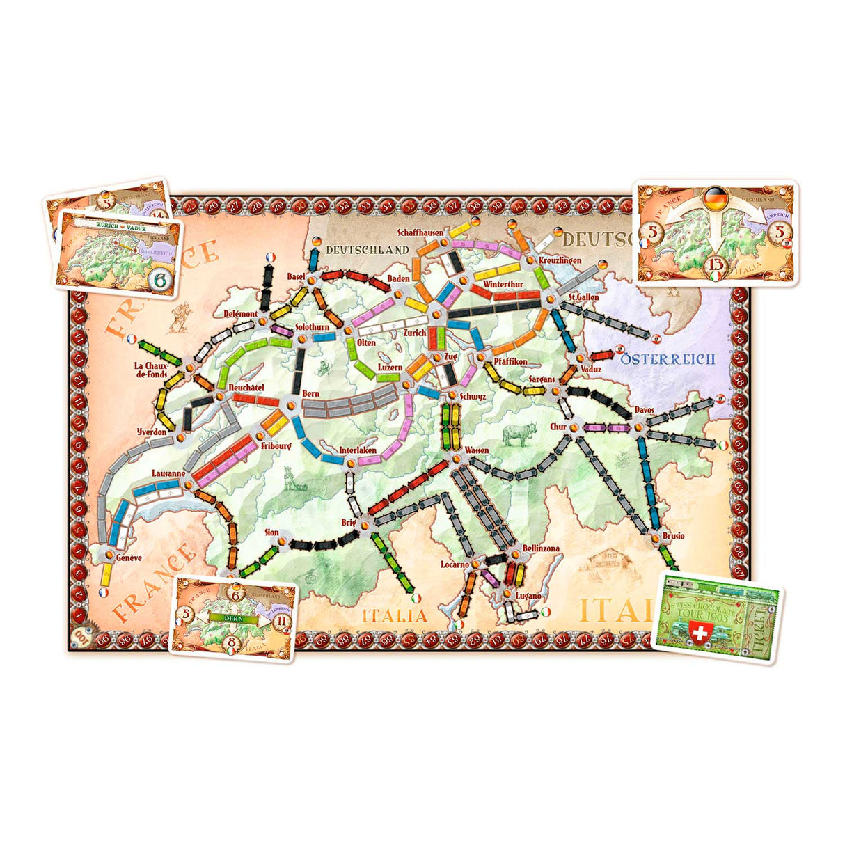 Asmodee billet til at ride Indien brætspil