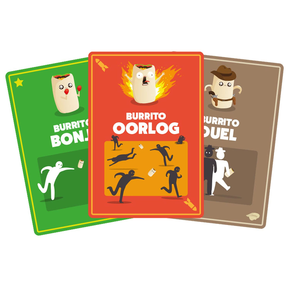 Eksploderende killinger kaster burrito - - sjovt festspil - kortspil for familie og venner - kast squishy burritoer! - hollandsk