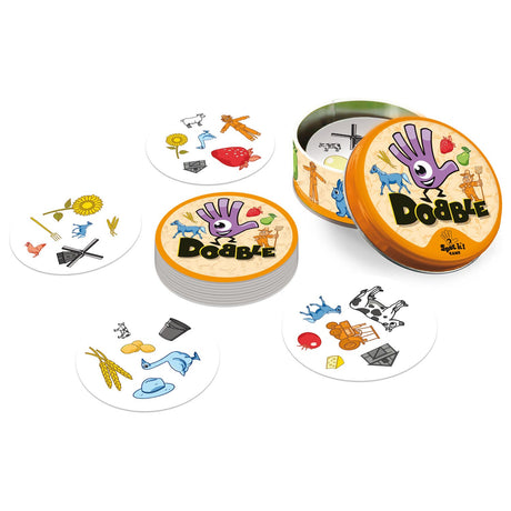 Dobble farm kortspil fra 4 år 2-5 spillere