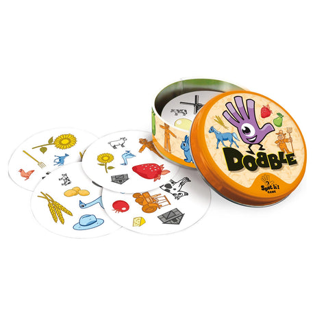 Dobble farm kortspil fra 4 år 2-5 spillere