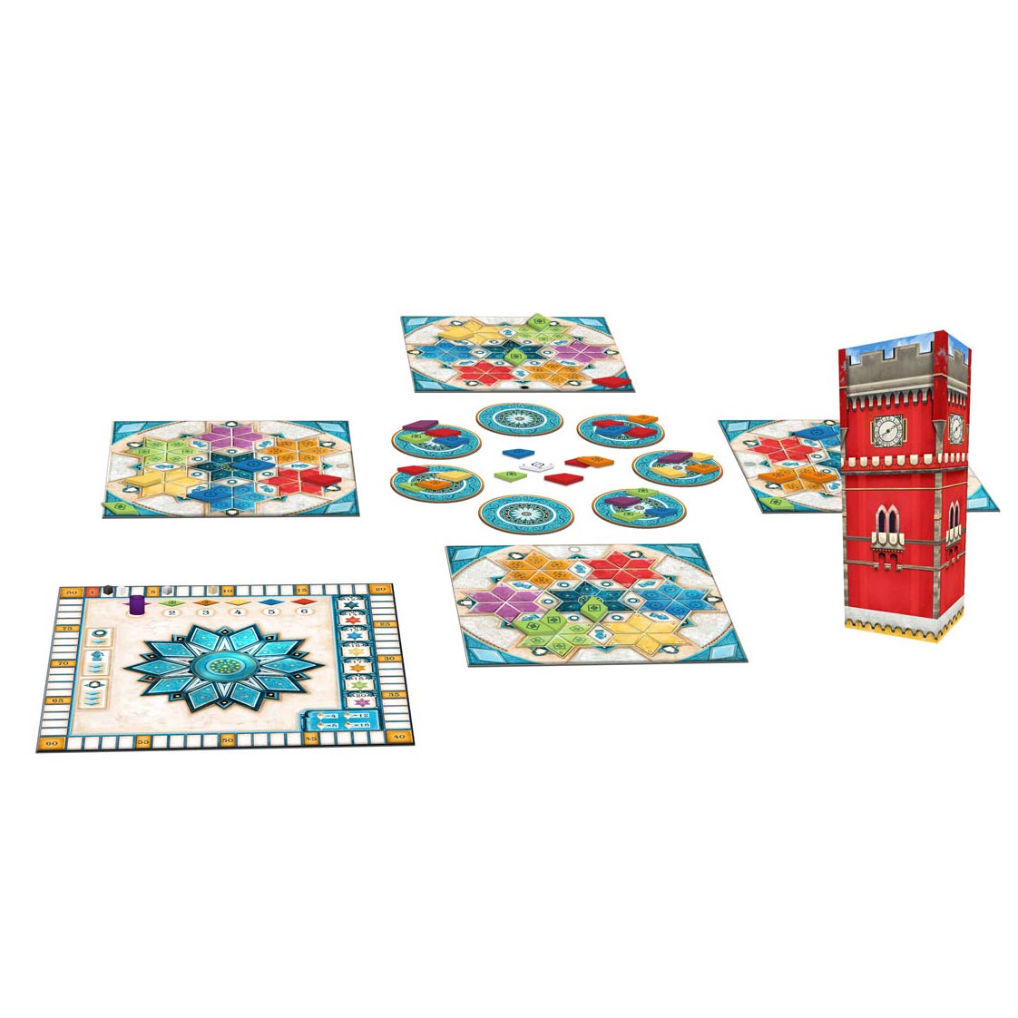 Næste træk spil - azul sommerpavillon - brætspil - egnet til 2-4 spillere