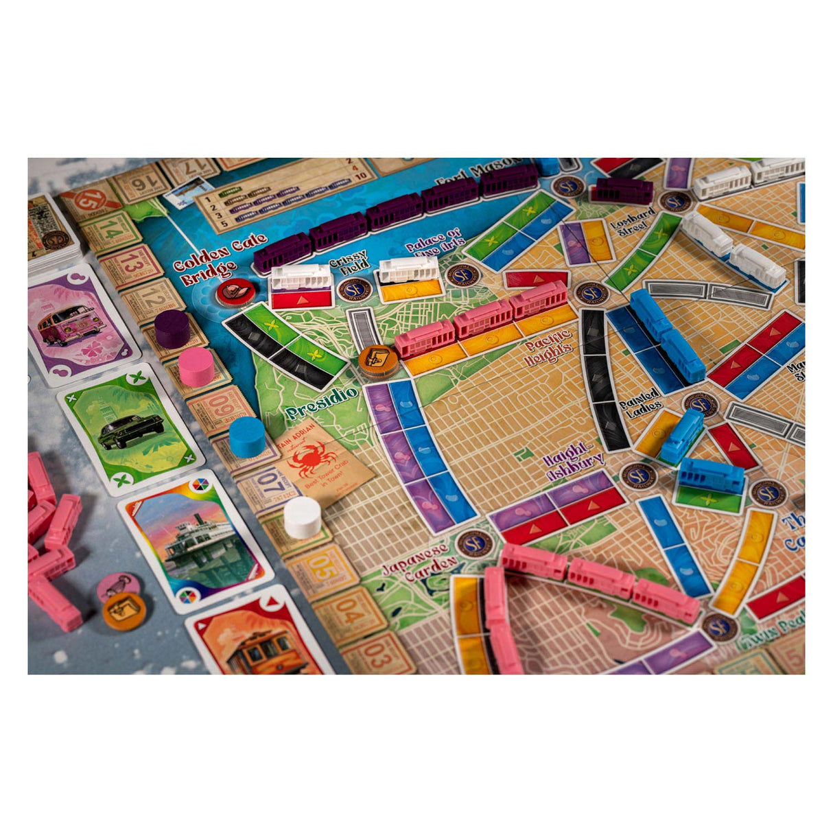 Days of wonder billet til at ride - san francisco brætspil