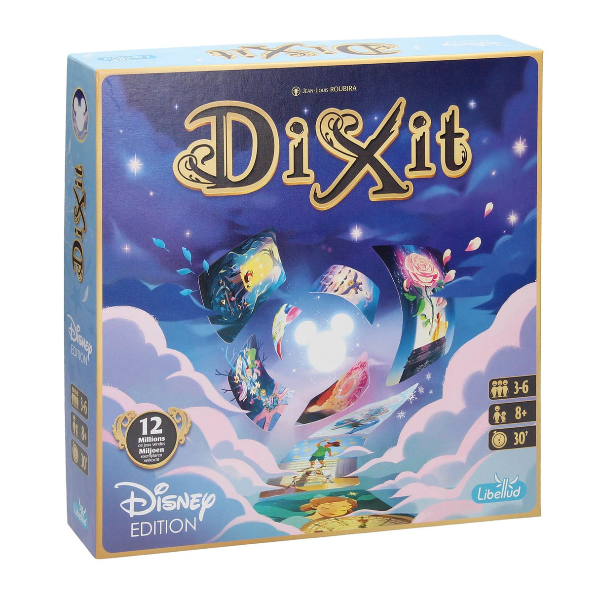 Libellud - dixit disney - kreativt brætspil - 84 kort baseret på disney pixar-film