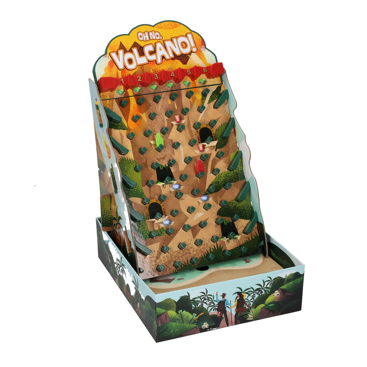 Asmodee åh nej vulkankortspil - 2-4 spillere