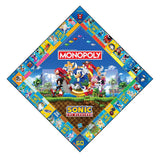 Vindertræk monopol - brætspil - sonic - engelsk