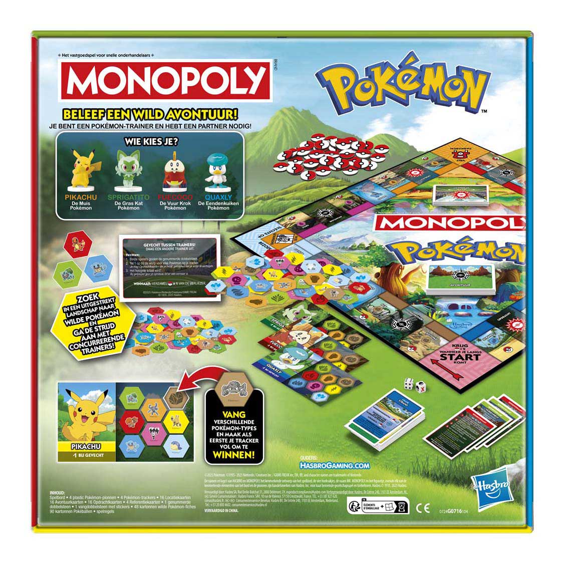 Monopoly Pokémon Edition - brætspil - brætspil