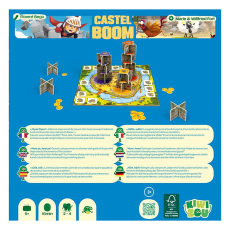 Geronimo games kiwizou bordspel castel boom