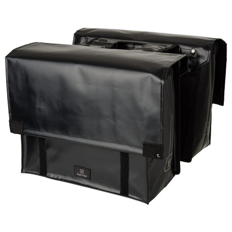 Fastrider tarpaulin cargo dubbele fietstas basics zwart