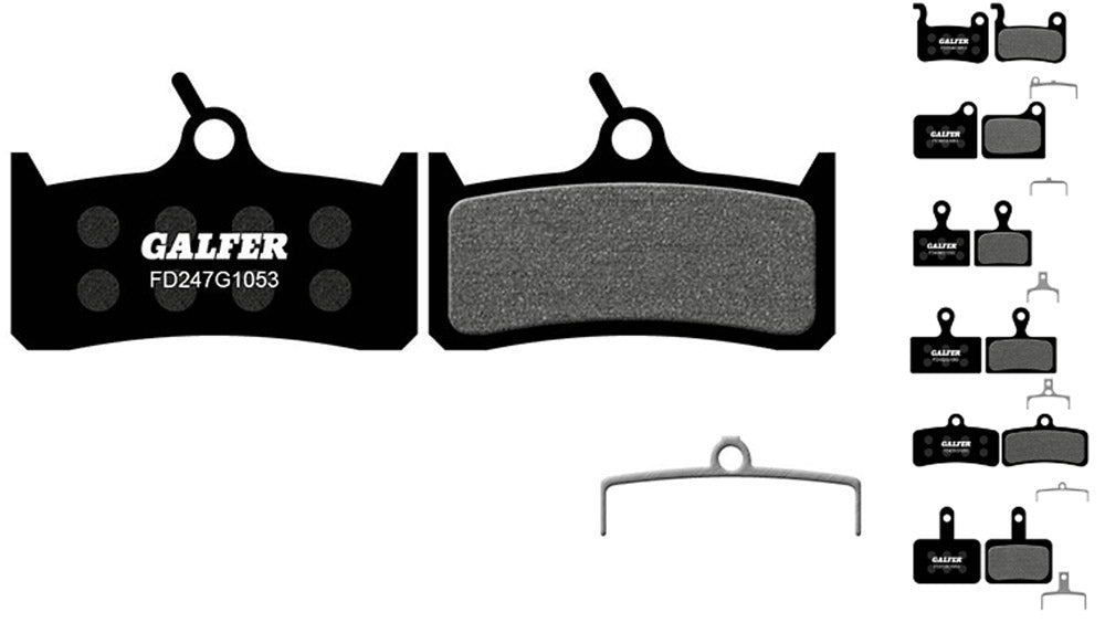 Galfer cykel standard skivepuder til shimano
