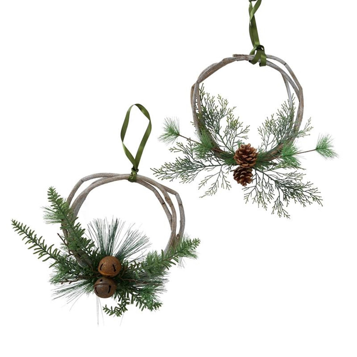 Boltze hjemmekrans med fyrregren h35cm kallia