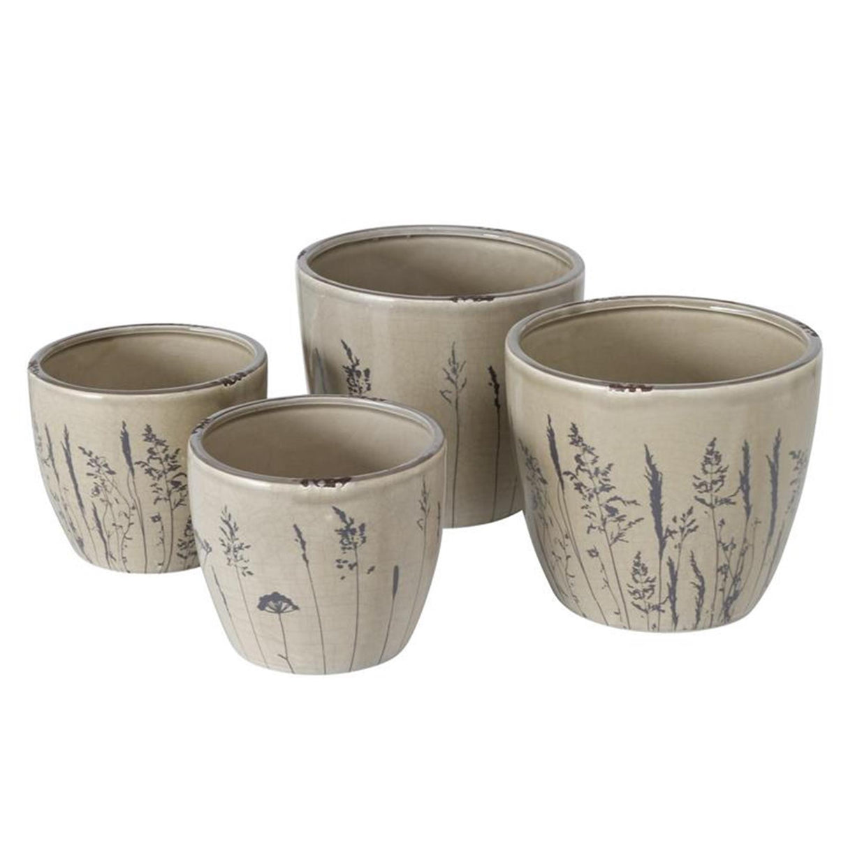 Boltze home urtepottesæt med 2 grã¤ser h11 og 14cm stentøj
