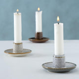 Boltze home lysestage h6cm dia 9cm porcelæn malinka (ekskl. stearinlys)