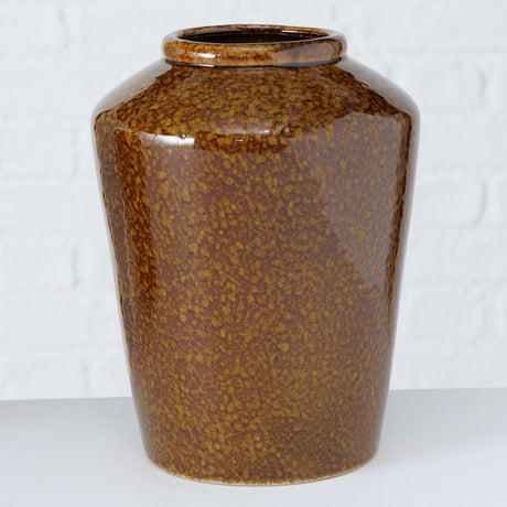 Boltze hjemmevase sandra h21cm brun keramik