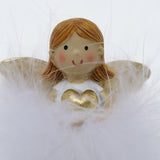 Boltze home figuur engel molly polyresin h8cm