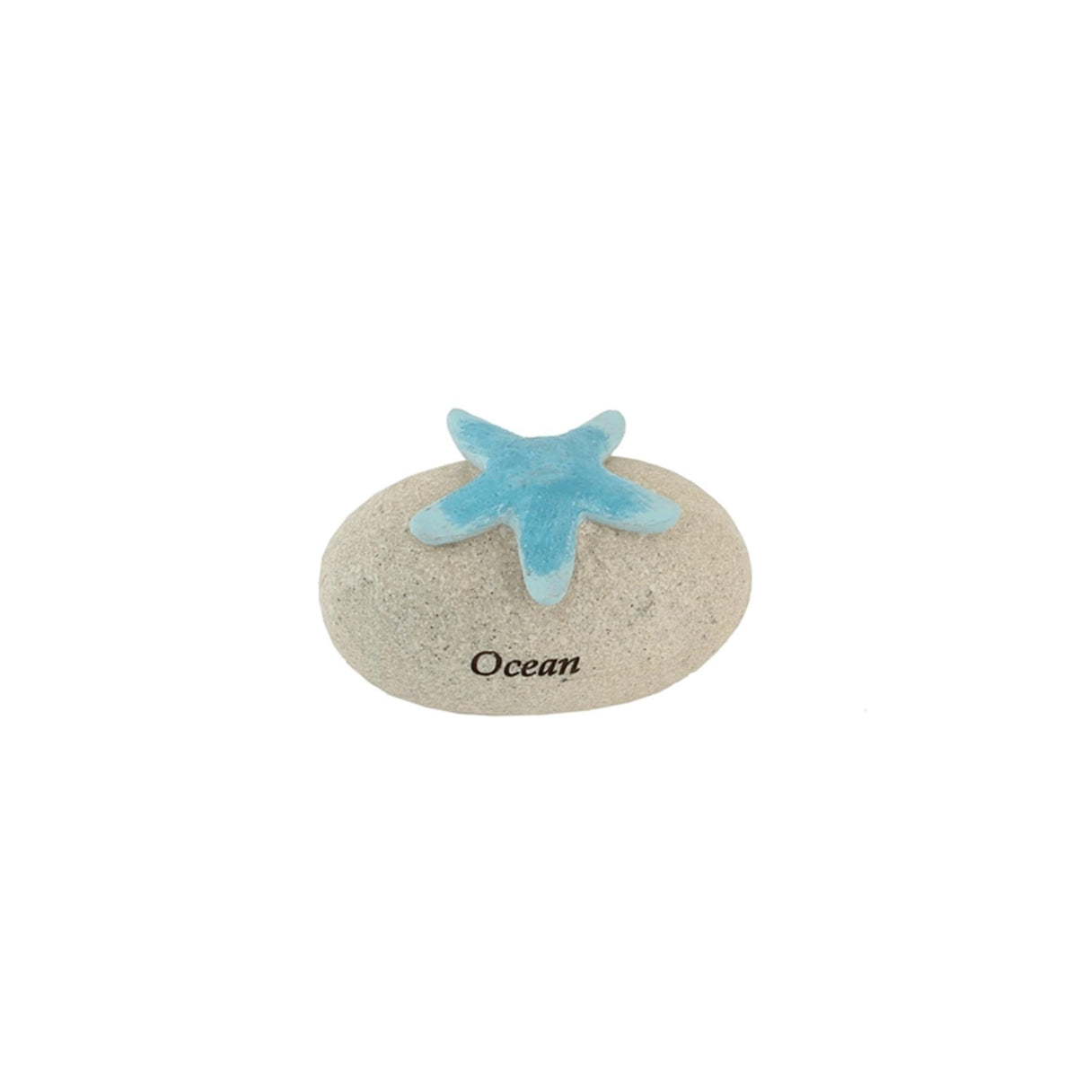 Gerkimex sten polystone med søstjerner ocean 8x5x5cm
