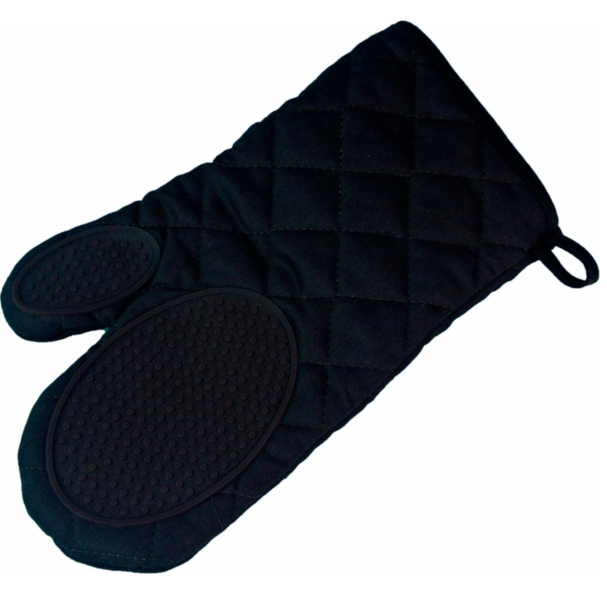 Wicotex ovnhandske med silikonegreb 30x18cm sort