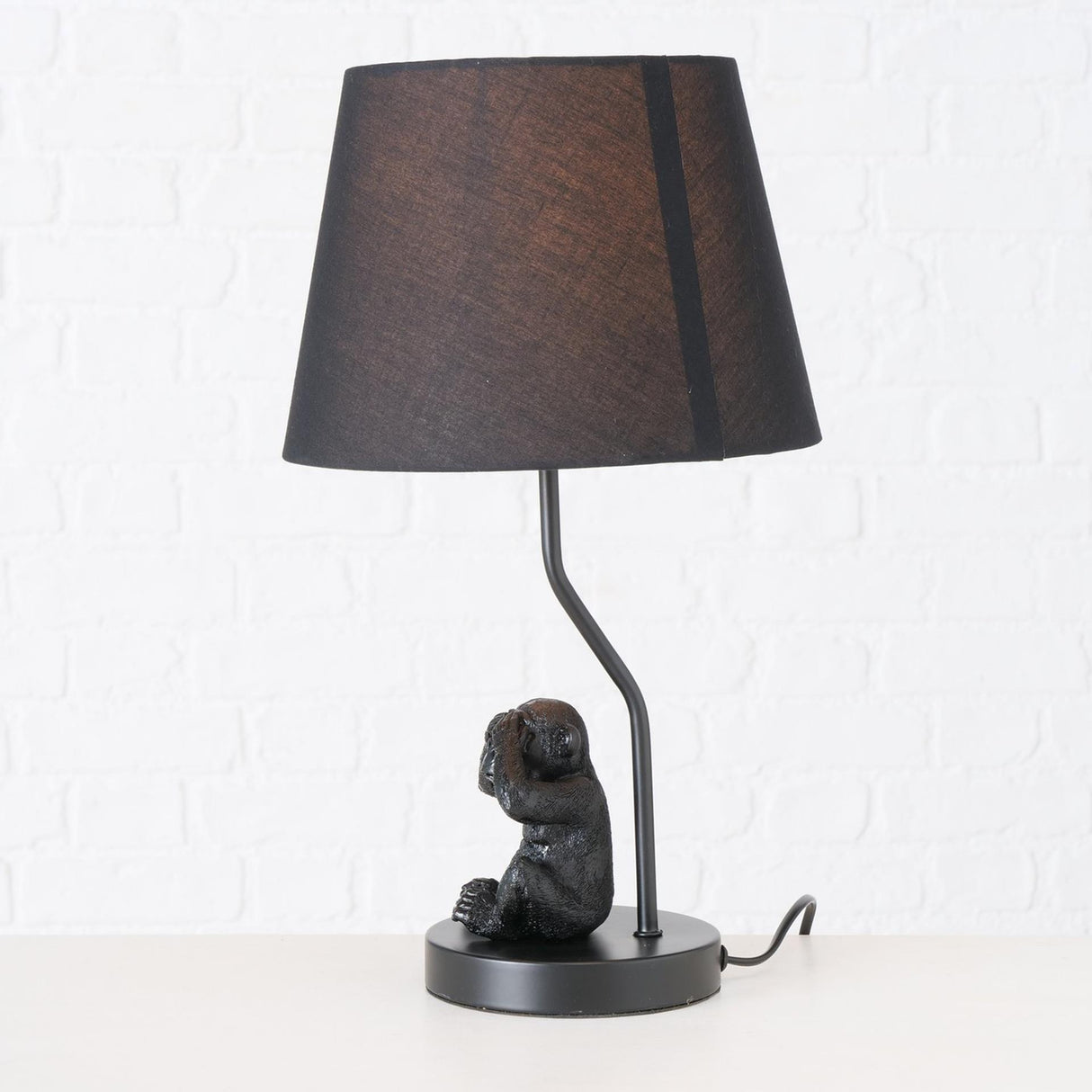 Boltze home bordlampe gnu ø25x45cm polyresin