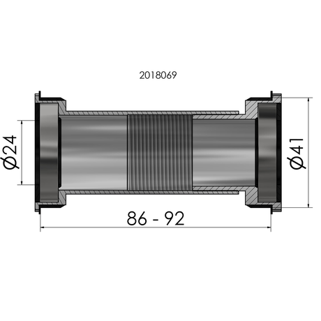 Plade Scoop Elvedes Twist Fit B86 BB92 Shimano