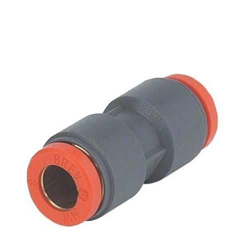 Metalarbejde stik kobling lige 6mm r19 | 10 stk