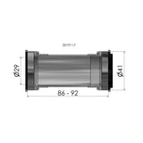 Ploadet Elvedes til SRAM Dub Press Fitt B86 92 Ø41MM