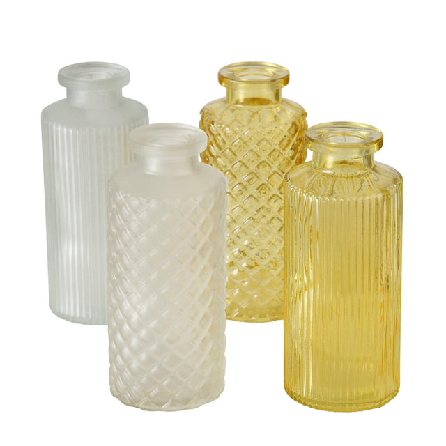 Boltze home vase panja 4-piece set ã˜6xh14cm