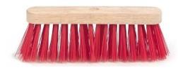 Straatbezem nylon 300mm (rood)