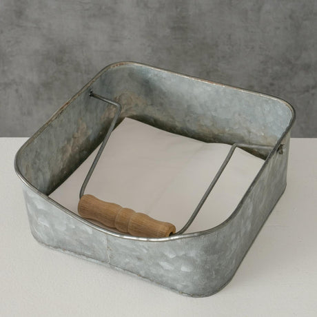 Boltze home servietholder jackson zink 18x18x7cm