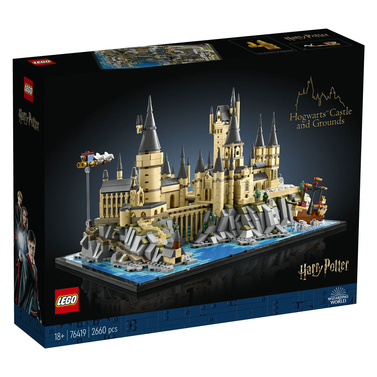 Lego harry potter hogwarts slot og grund stort sæt til voksne - 76419