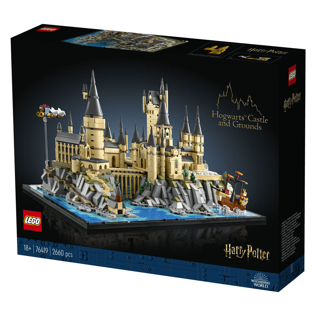 Lego harry potter hogwarts slot og grund stort sæt til voksne - 76419