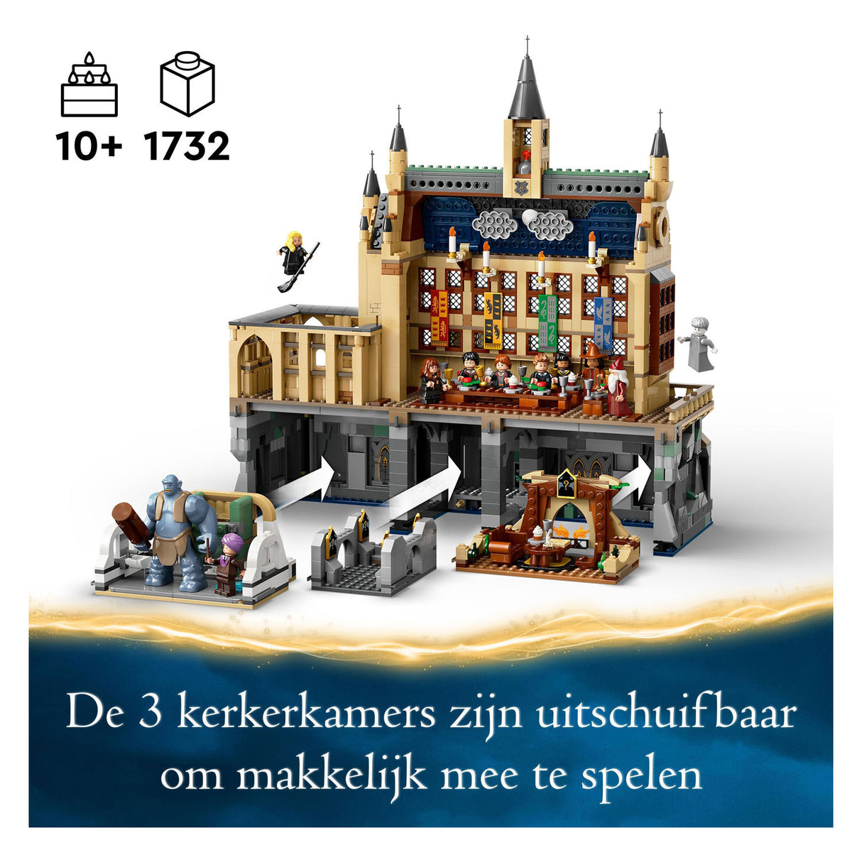 Lego harry potter 76435 hogwarts slot den store sal
