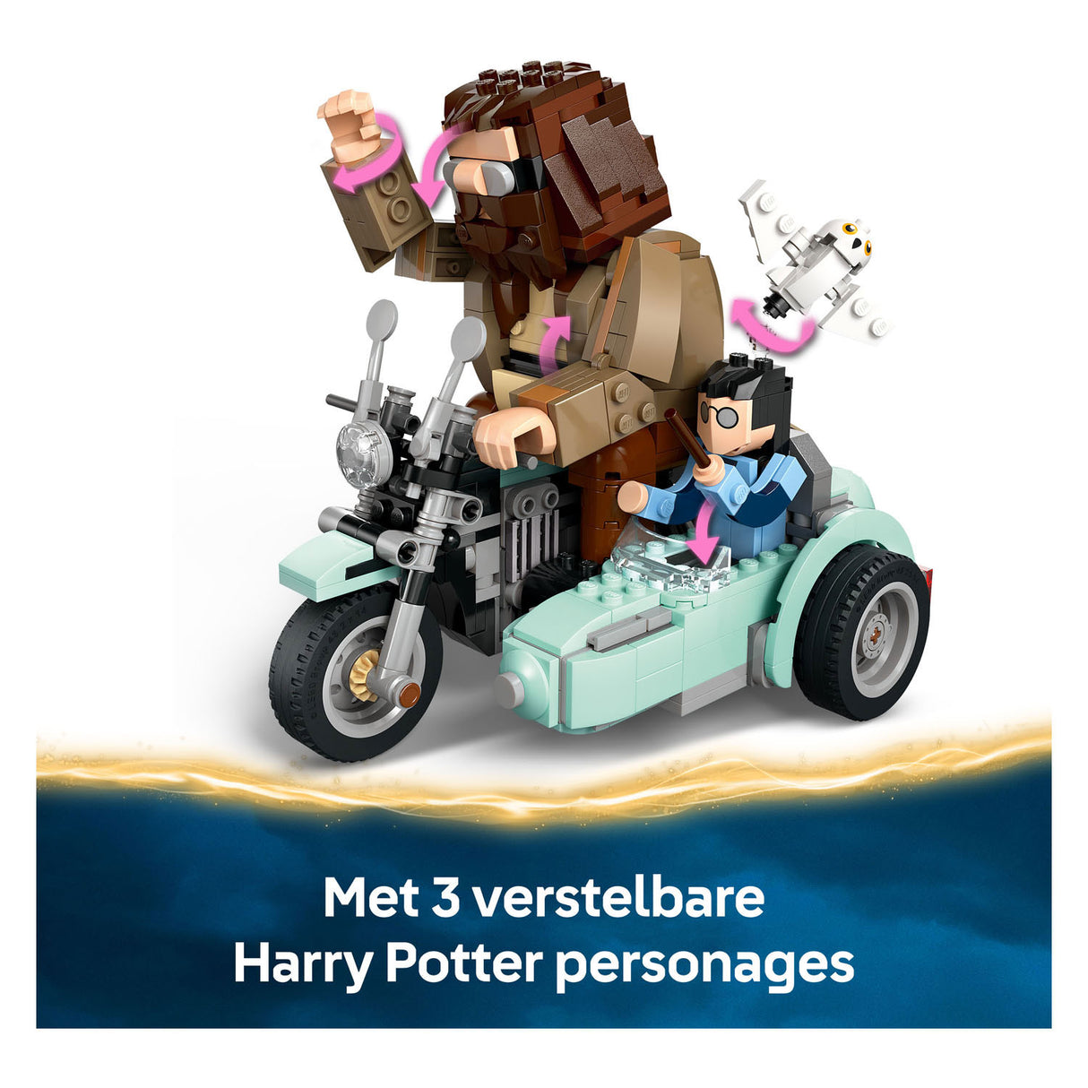 Lego Harry Potter™ Hagrid™ og Harrys magiske motorcykeltur - 76443
