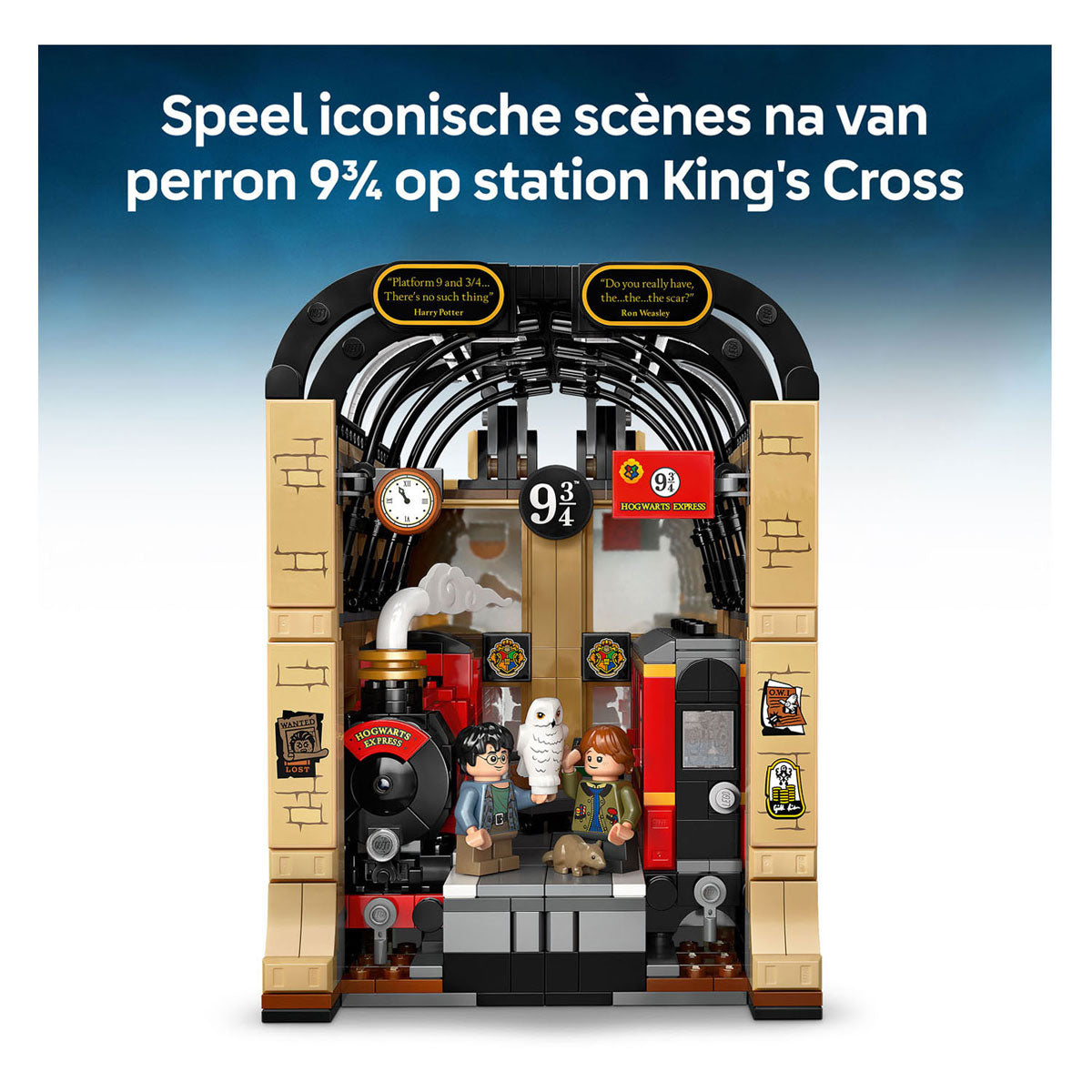 Lego Harry Potter bogstøtte: Hogwarts Express byggesæt - 76450