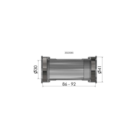 Elvedes bundbeslag sram dub kun pf bb86 92 41mm