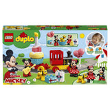 Lego duplo disney mickey minnie fødselsdagstog, bygbart legetøj til småbørn 10941