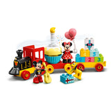 Lego duplo disney mickey minnie fødselsdagstog, bygbart legetøj til småbørn 10941