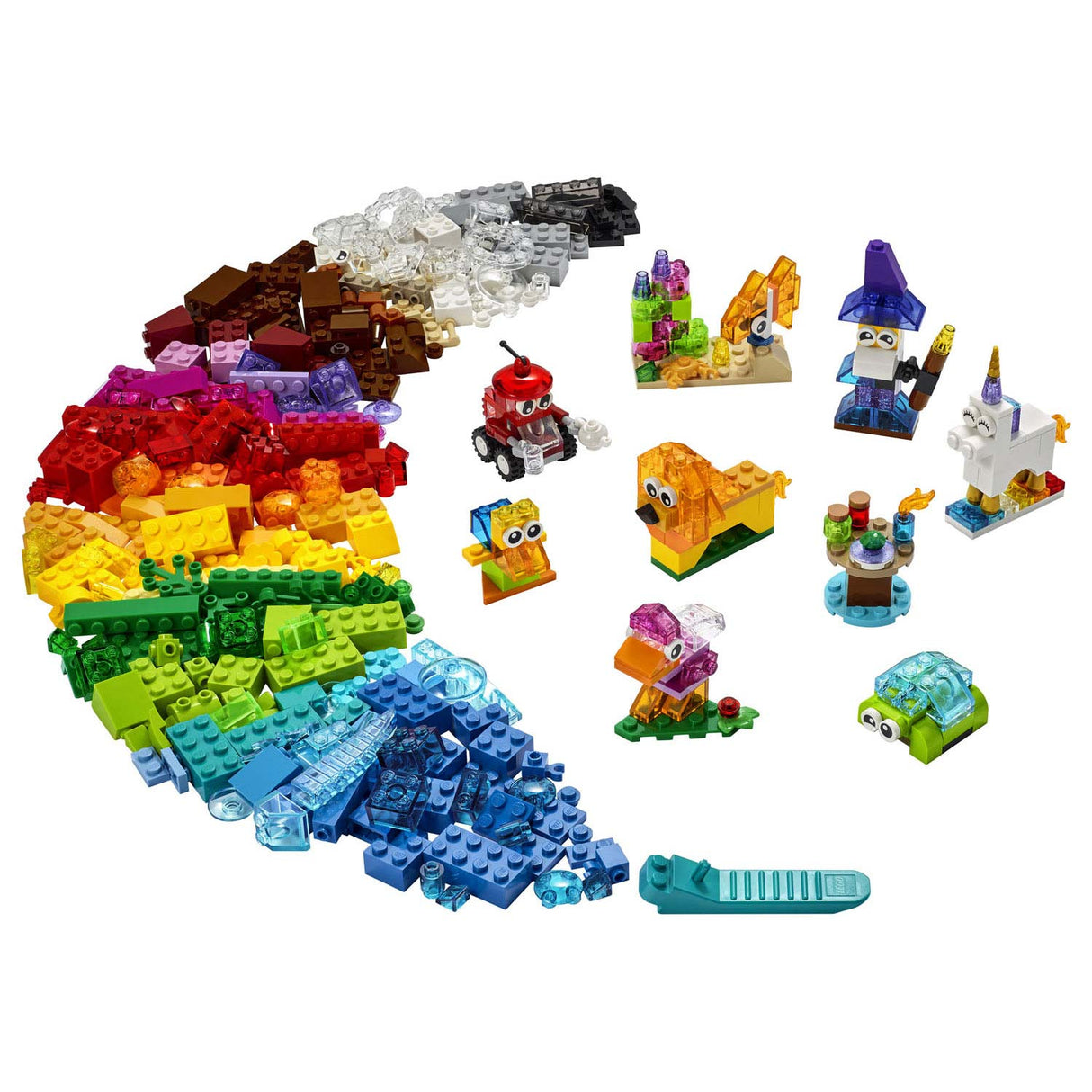 LEGO LEGO 11013 Kreative gennemsigtige sten