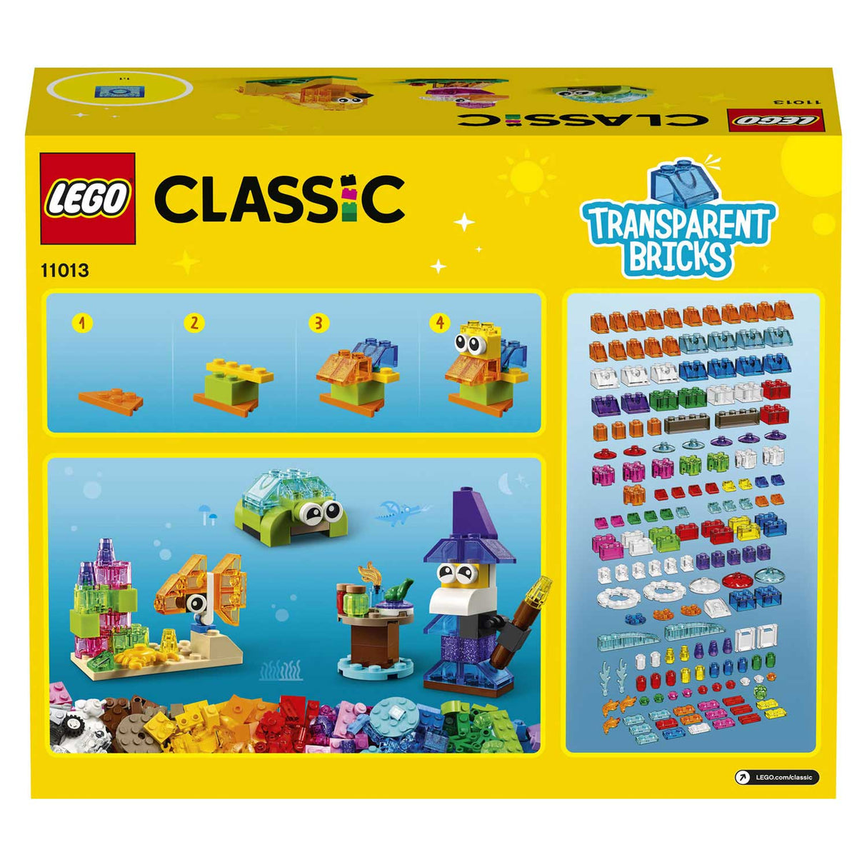 LEGO LEGO 11013 Kreative gennemsigtige sten